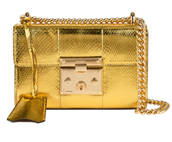 Small Padlock, Leather, Gold, 001998, E/B/DB, 3*